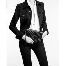 Load image into Gallery viewer, CASSANDRE MATELASSÉ FLAP POUCH IN QUILTED GRAIN DE POUDRE EMBOSSED LEATHER