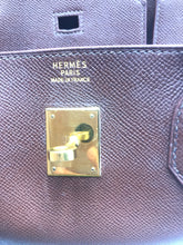 Load image into Gallery viewer, Hermès Birkin 40 size Chocolate Brown Togo Leather Shoulder Bag