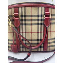 Load image into Gallery viewer, Burberry Top Handle bag with crossbody strap