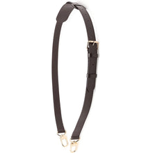 Load image into Gallery viewer, Darn Brown Leather Crossbody Replacement Strap for Damier Ebene Keepall, Speedy 1 inches