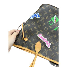 Load image into Gallery viewer, Louis Vuitton Neverfull MM with Pouch Limited Edition World Tour