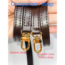 Load image into Gallery viewer, Leather Adjustable Replacement Strap bag Crossbody 1.2cm Dark Brown