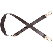 Load image into Gallery viewer, Darn Brown Leather Crossbody Replacement Strap for Damier Ebene Keepall, Speedy 1 inches