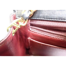 Load image into Gallery viewer, Chanen Diana Lambskin black quilted flap