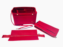 Load image into Gallery viewer, Purse Organizer Insert with zipper Handbag & Tote Shaper, Fit Speedy, Neverfull MM GM, 3 Sizes
