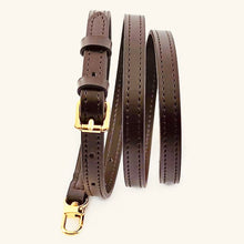 Load image into Gallery viewer, Leather Adjustable Replacement Strap bag Crossbody 1.2cm Dark Brown