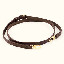 Load image into Gallery viewer, Leather Adjustable Replacement Strap bag Crossbody 1.2cm Dark Brown