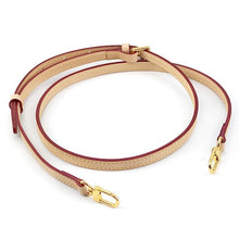 Load image into Gallery viewer, Darn Brown Leather Crossbody Replacement Strap for Damier Ebene Keepall, Speedy 1 inches