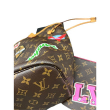 Load image into Gallery viewer, Louis Vuitton Neverfull MM with Pouch Limited Edition World Tour
