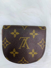 Load image into Gallery viewer, Louis Vuitton Brown Coin Pouch Vintage Wallet