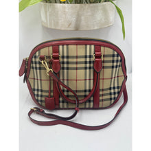 Load image into Gallery viewer, Burberry Top Handle bag with crossbody strap

