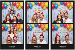 Photo Booth pictiure on the Birthday party