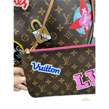 Load image into Gallery viewer, Louis Vuitton Neverfull MM with Pouch Limited Edition World Tour
