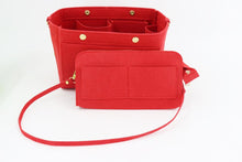 Load image into Gallery viewer, Purse Organizer Insert with zipper Handbag &amp; Tote Shaper, Fit Speedy, Neverfull MM GM, 3 Sizes
