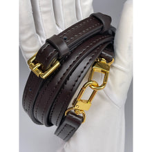 Load image into Gallery viewer, Leather Adjustable Replacement Strap bag Crossbody 1.2cm Dark Brown
