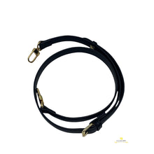 Load image into Gallery viewer, Leather Adjustable Purse Strap Replacement for Cross Body Bag Handbag Black color 1.8cm

