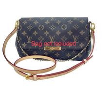 Load image into Gallery viewer, Darn Brown Leather Crossbody Replacement Strap for Damier Ebene Keepall, Speedy 1 inches
