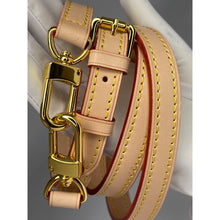 Load image into Gallery viewer, Darn Brown Leather Crossbody Replacement Strap for Damier Ebene Keepall, Speedy 1 inches
