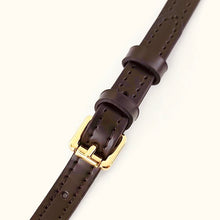 Load image into Gallery viewer, Leather Adjustable Replacement Strap bag Crossbody 1.2cm Dark Brown
