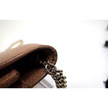 Load image into Gallery viewer, Gucci Soho wallet Calfskin Chain Camelia

