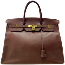 Load image into Gallery viewer, Hermès Birkin 40 size Chocolate Brown Togo Leather Shoulder Bag
