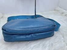 Load image into Gallery viewer, Hermès Evelyne Jean Togo Blue Leather Shoulder Bag
