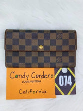 Load image into Gallery viewer, Louis Vuitton Brown Sarah De Wallet
